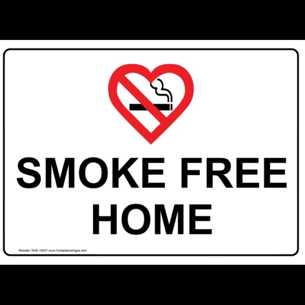 Smoke Free Pet Free home